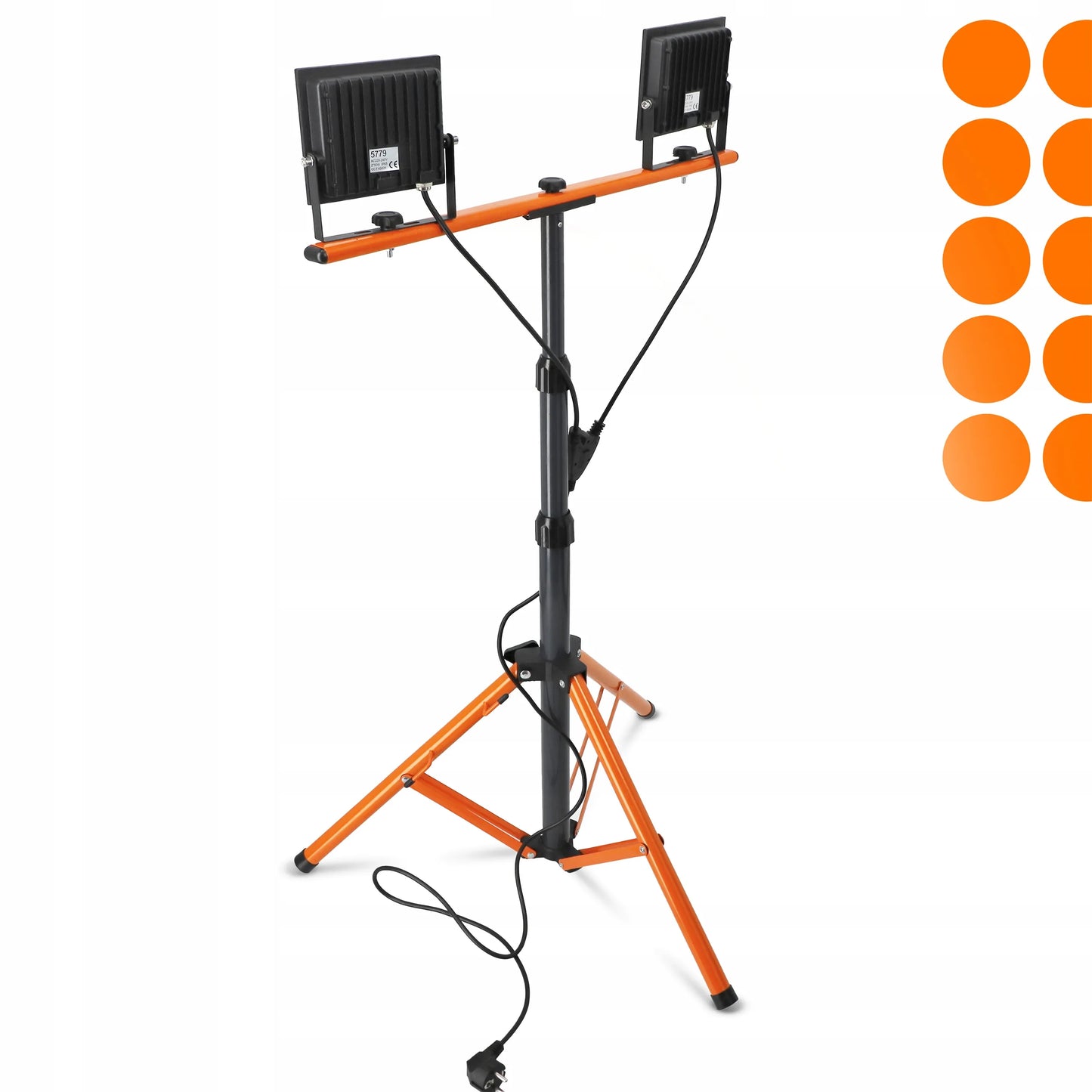 Smartled stovimas LED prožektorius 100 W, juodas, IP65, 11000 lm, 4500 K