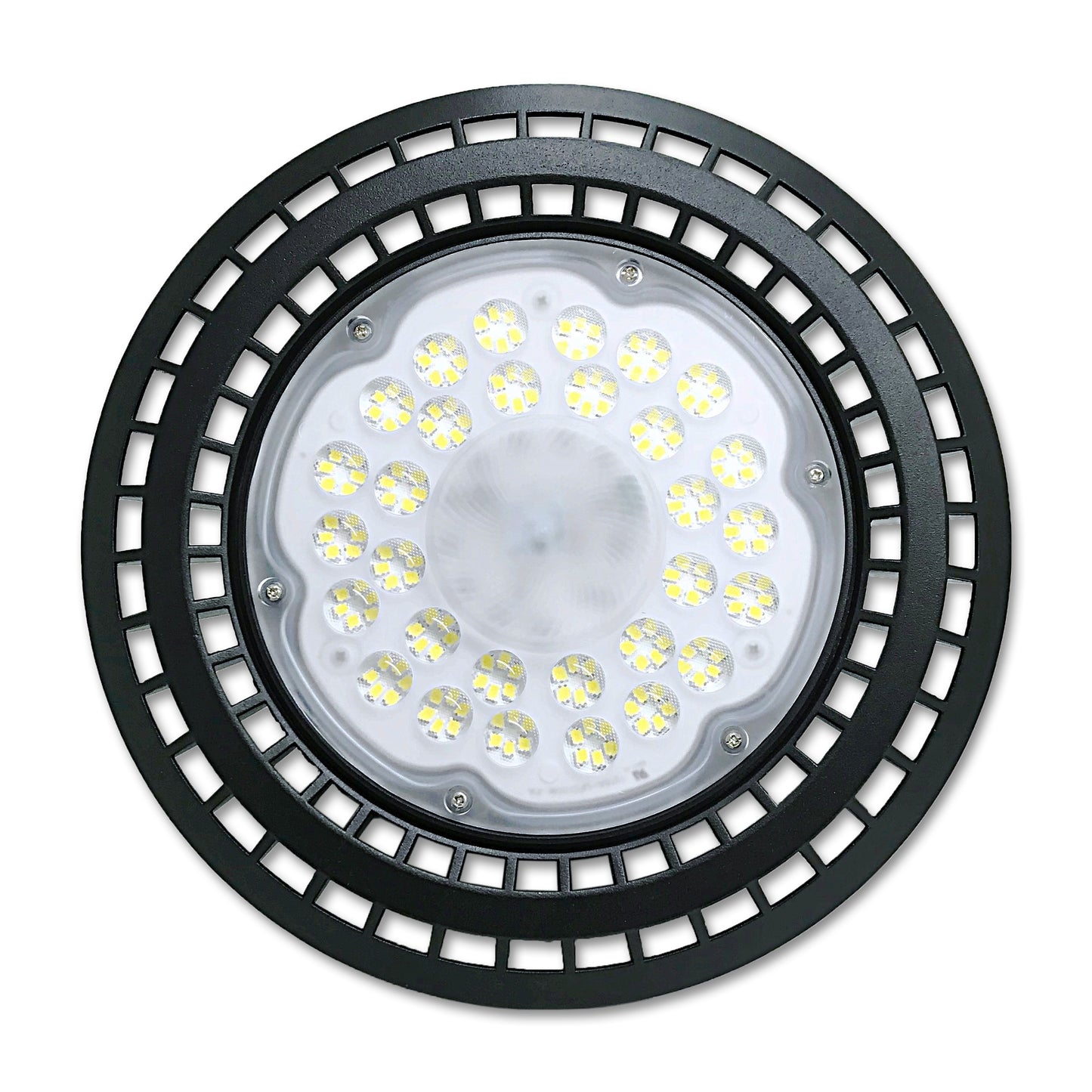 Pramoninis LED UFO High Bay šviestuvas garažui ir sandėliams, 100W, 10000lm