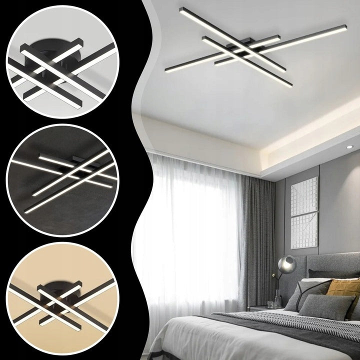 LED lubinis šviestuvas, pakabinamas ŽYRANDOL PLAFON, 4000K neutrali balta, modernus