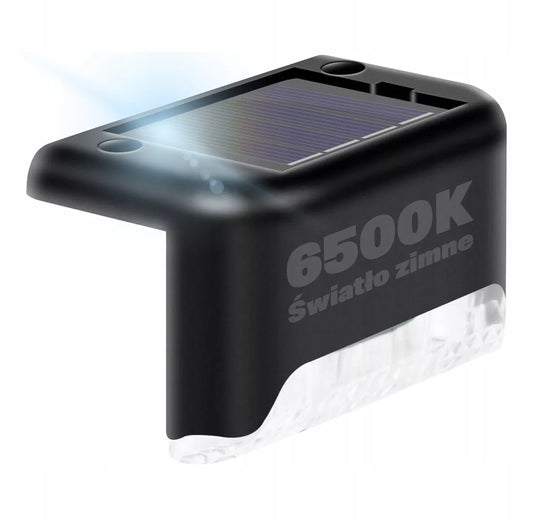 Solarne lampki ogrodowe LED na schody, płot i do ogrodu z czujnikiem zmierzchu