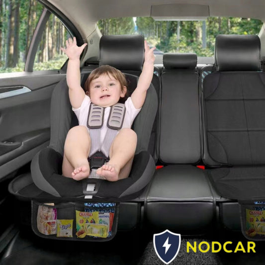 Apsauginis kilimėlis po automobilio kėdute, juodas, 2 vnt.