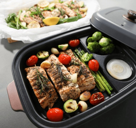 ELEKTRINIS STALINIS MULTIGRILIS KUVINGS CERAMIC PLUS KREMINIS KEPINTUVAS