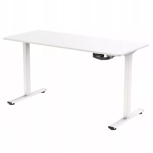 Rankinis reguliuojamo aukščio stalas 140x60 Spacetronik, baltas