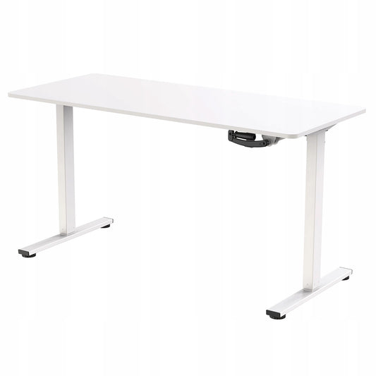 Rankinis reguliuojamo aukščio stalas 140x60 Spacetronik, baltas