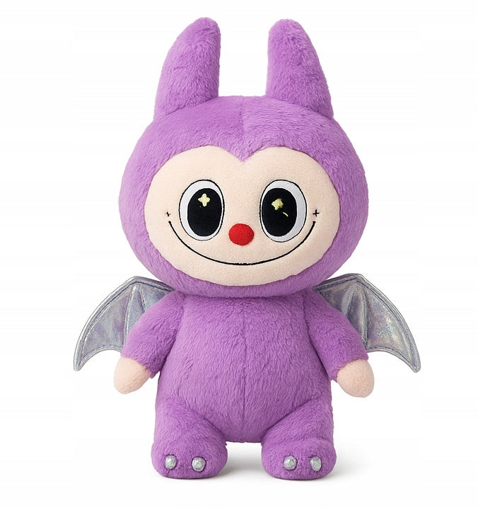 Pliušinis žaislas LABUBU, didelis, su sparneliais, 50 cm, su pledu