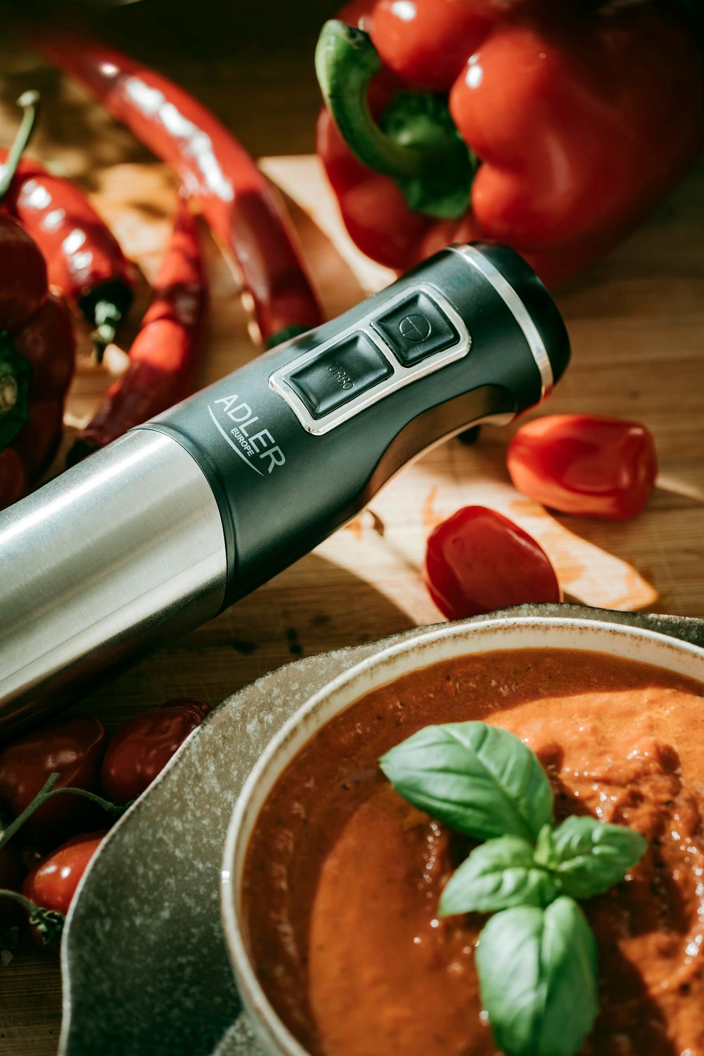 Galingas 1900W Rankinis Smulkintuvas Daugiafunkcis, Smulkina Ledą, Maišytuvas su TURBO Funkcija