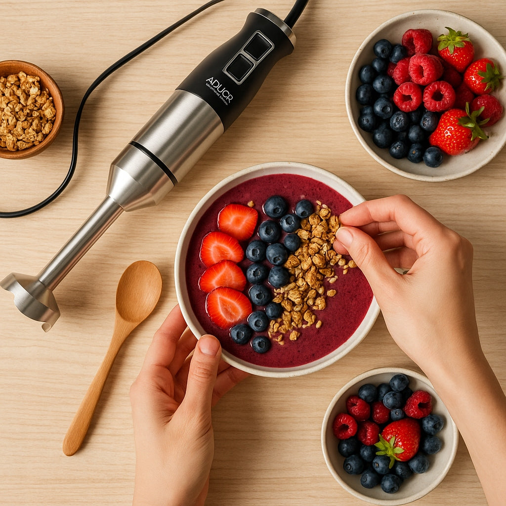 Galingas 1900W Rankinis Smulkintuvas Daugiafunkcis, Smulkina Ledą, Maišytuvas su TURBO Funkcija