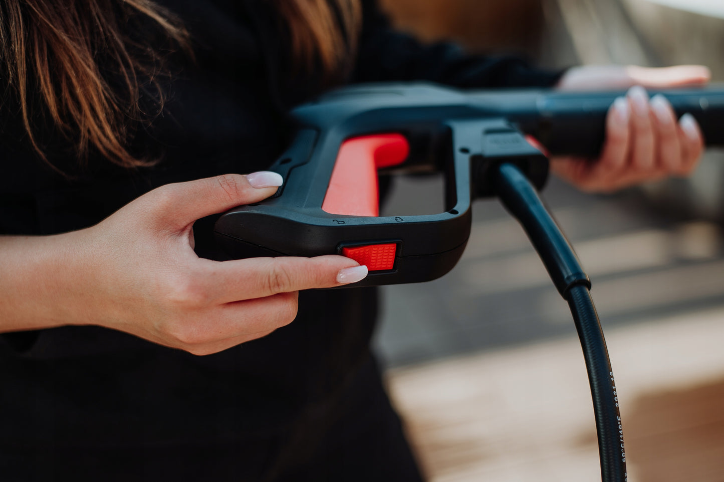 Galinga savisiurbė aukšto slėgio plovykla su aliumininiu siurbliu, 1800W, 260 Bar