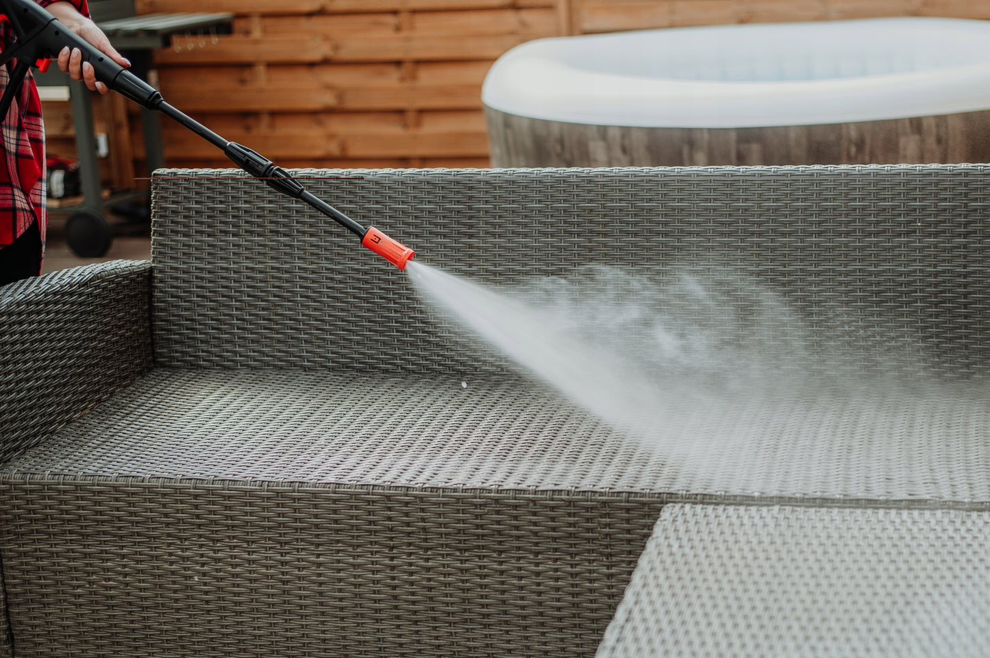 Galinga savisiurbė aukšto slėgio plovykla su aliumininiu siurbliu, 1800W, 260 Bar