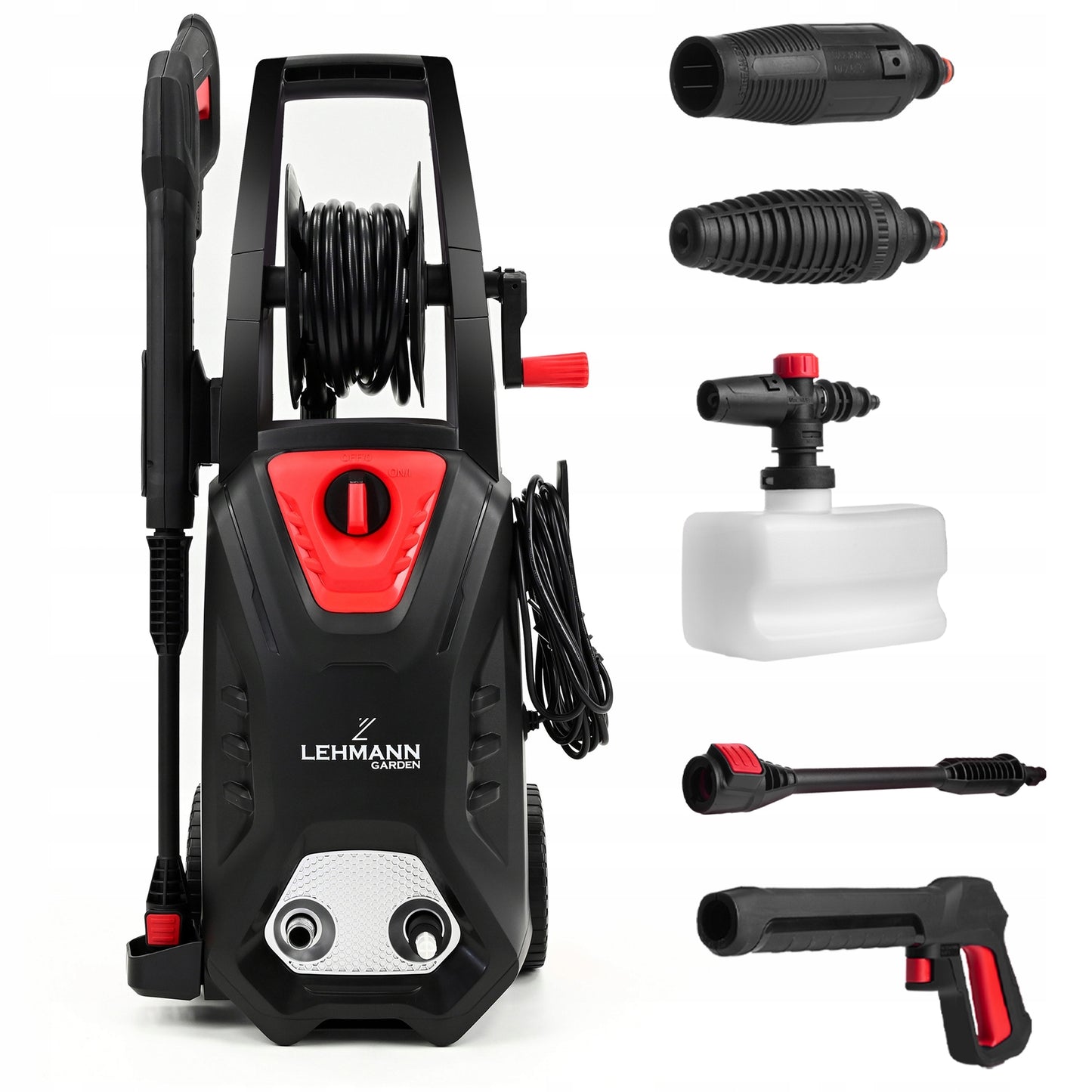 Galinga savisiurbė aukšto slėgio plovykla su aliumininiu siurbliu, 1800W, 260 Bar