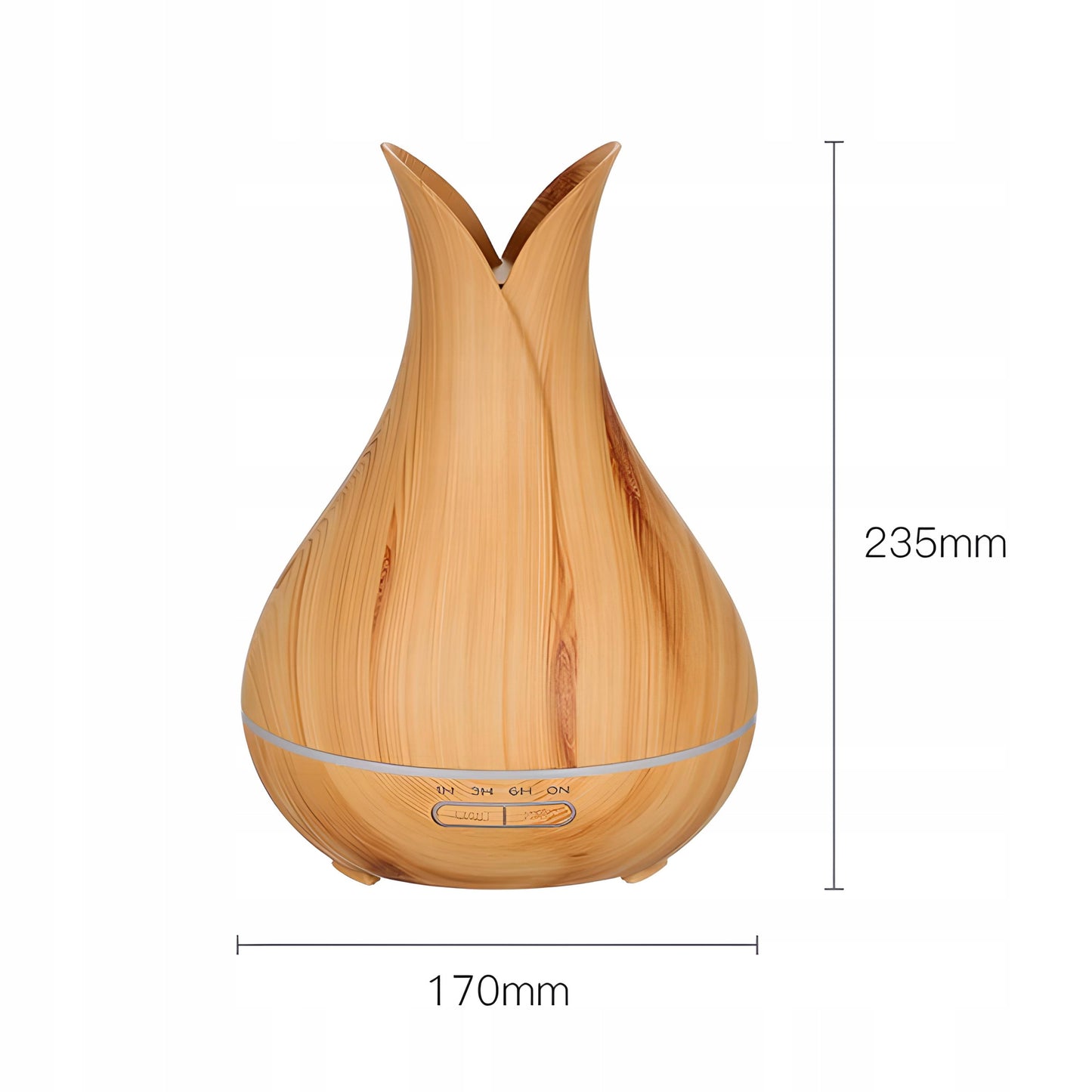 Ultragarsinis mini oro drėkintuvas su LED, 7 spalvomis ir aromaterapija