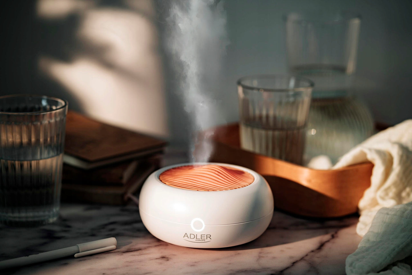 Oro drėkintuvas, aromato difuzorius eteriniams aliejams