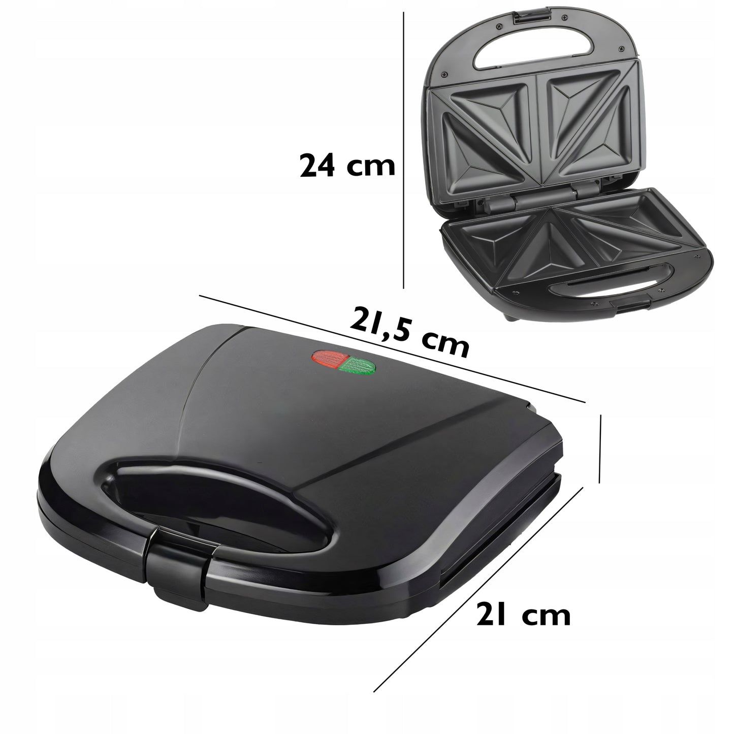 Keraminis sumuštinių skrudintuvas traškiems sumuštiniams 750 W