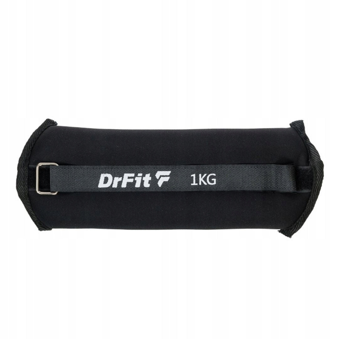 Svarstukai ant čiurnų ir riešų Bėgimui ir Sportui 2x 2kg Juodi Patvarūs