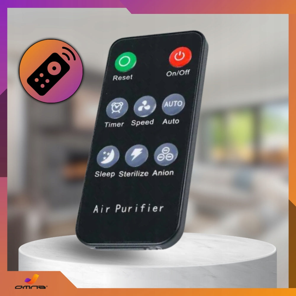 Didelis oro valytuvas su jonizatoriumi, HEPA filtru ir UV-C lempa, skirtas alergiškiems