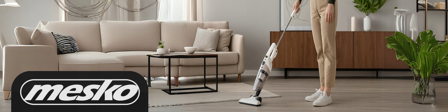 Galingas 17kPa 800W vertikalus dulkių siurblys 2-in-1, su filtru, ilgu laidu, vielinis, rankinis