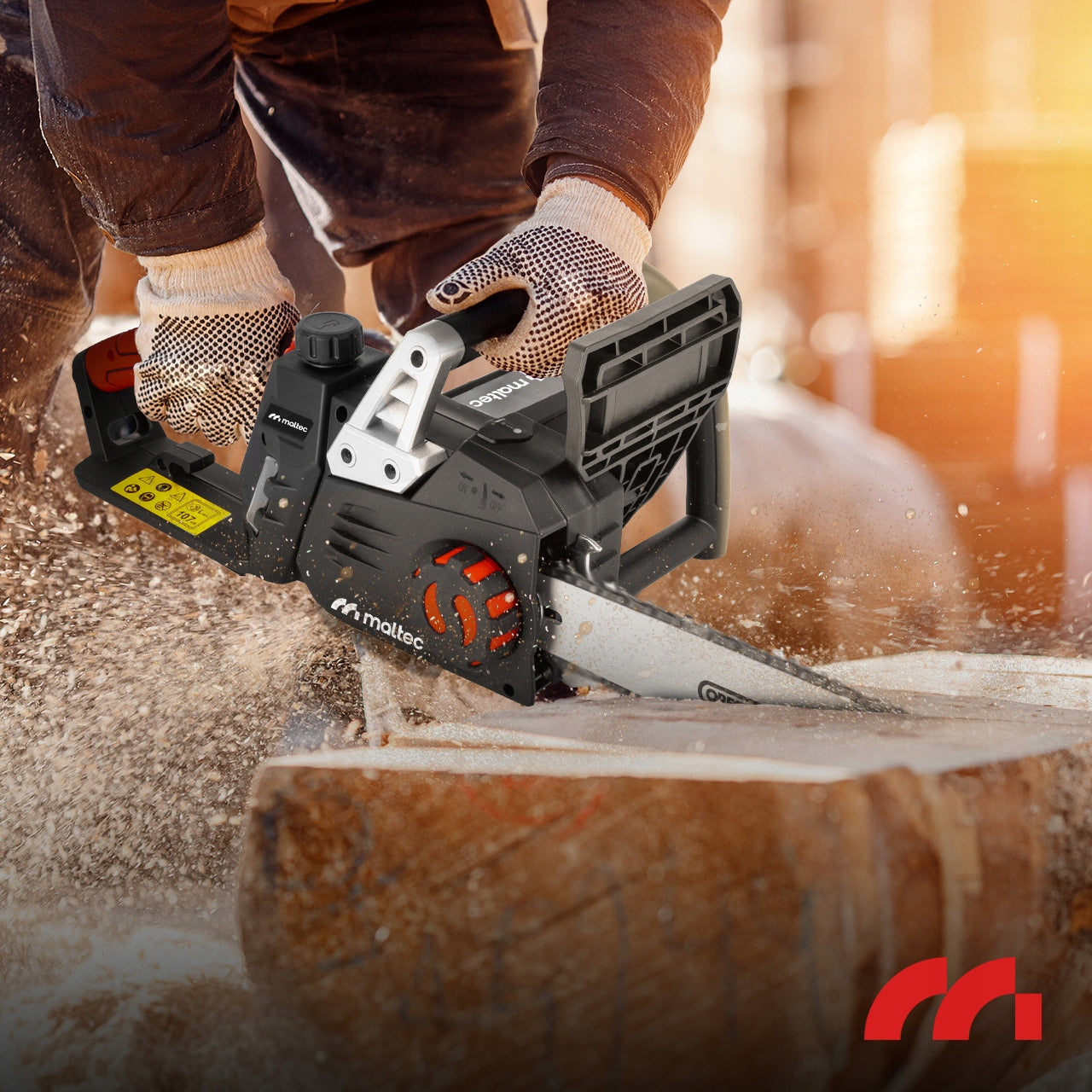 Elektrinis grandininis pjūklas medienai ir šakoms, 16" kreipiamosios, 3550W