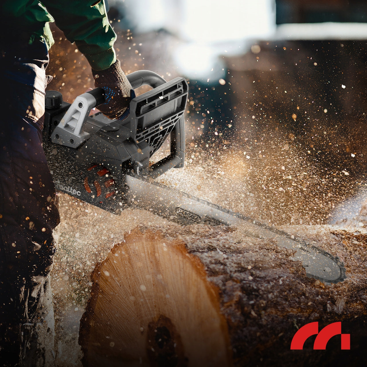 Elektrinis grandininis pjūklas medienai ir šakoms, 16" kreipiamosios, 3550W