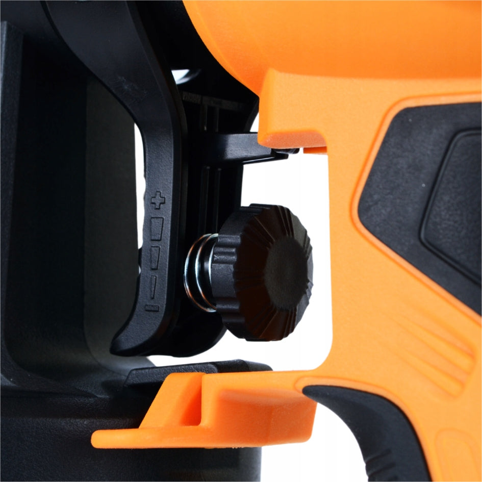 Purškimo pistoleto agregatas sienų dažymui 700W 4 antgaliai 1200ML didelis komplektas