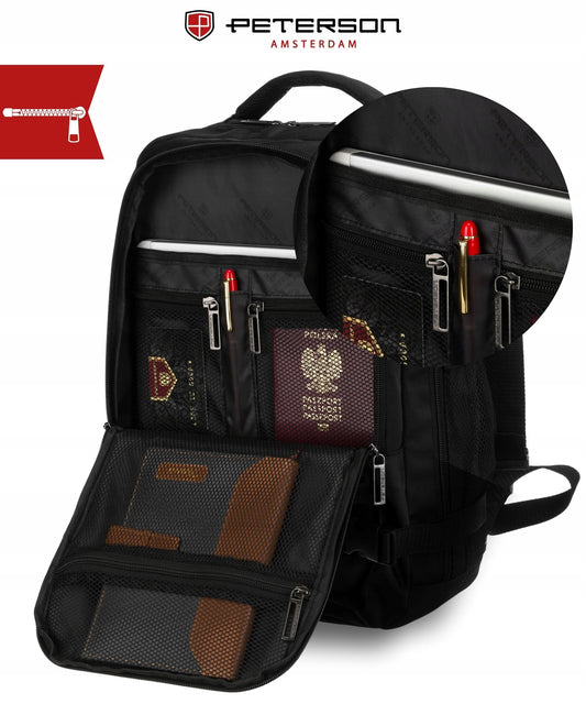 KELIONINĖ RANKINĖ Į RYANAIR LĖKTUVĄ 40X20X25 RANKINIS BAGAŽAS LENGVAS PETERSON