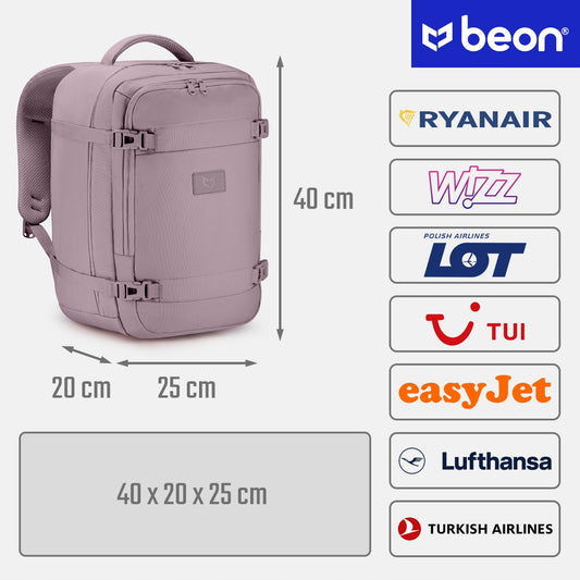 RYANAIR KUŠTINĖ 40x20x25 LĖKTUVUI KELIONINIS RANKINIS KABININIS BAGAŽAS TVIRTAS