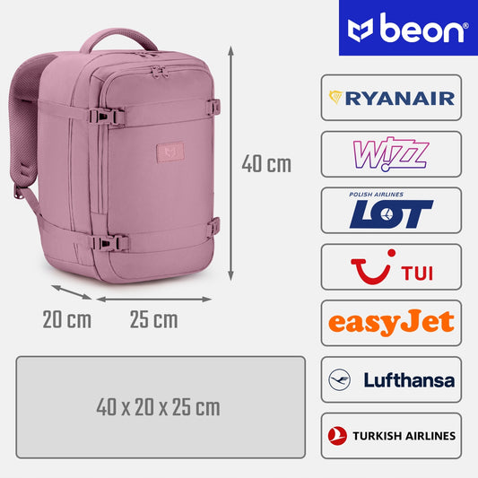 RYANAIR KUŠTINĖ 40x20x25 LĖKTUVUI KELIONINIS RANKINIS KABININIS BAGAŽAS TVIRTAS