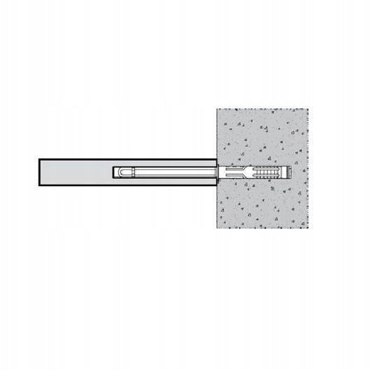 Sieninė pakabinama lentyna 50 cm Wotan ąžuolas 3 vnt.