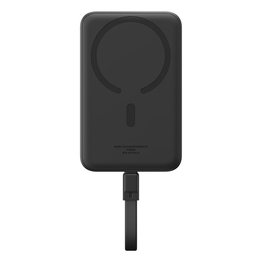 POWER BANK SU BASEUS KABELIU 10000MAH 30W USB-C MAGSAFE INDUKCINIS ĮKROVIMAS