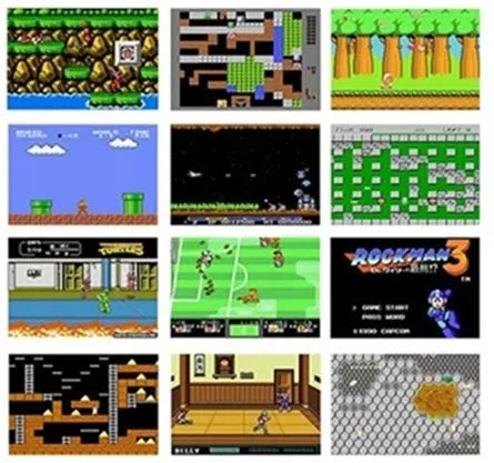 Nešiojama retro žaidimų konsolė SUP 400 žaidimų su pulteliu balta