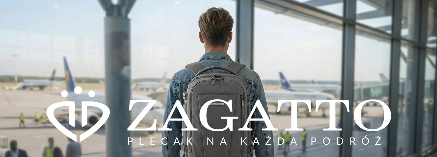 Kuprinė lėktuvui RYANAIR 40x30x20 kabininis kelioninis bagažas ZAGATTO