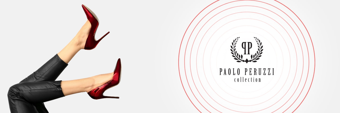 Didelė raudona odinė moteriška piniginė, vintage, su gėlių raštais Paolo Peruzzi