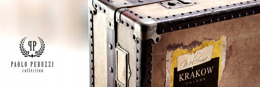 Vyriška odinė piniginė, ruda, su RFID apsauga, retro PAOLO PERUZZI