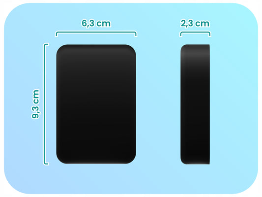 MagSafe Powerbank Apple iPhone 10000 mAh, belaidis, patvarus, galingas, juodas