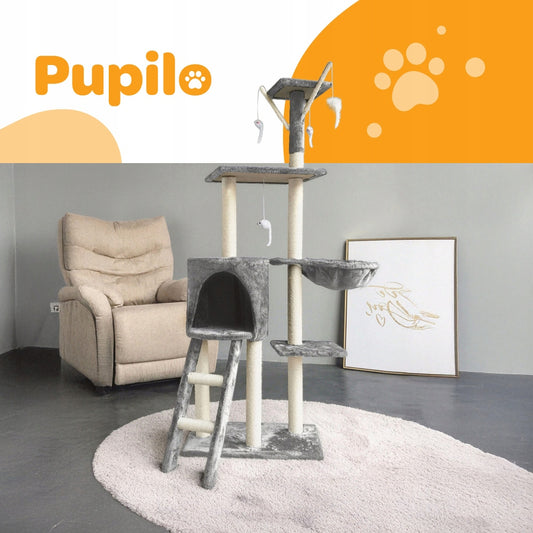 Pupilo namelis draskyklė lova hamakas kopėtėlės katei žaisliukai pelės sizalas