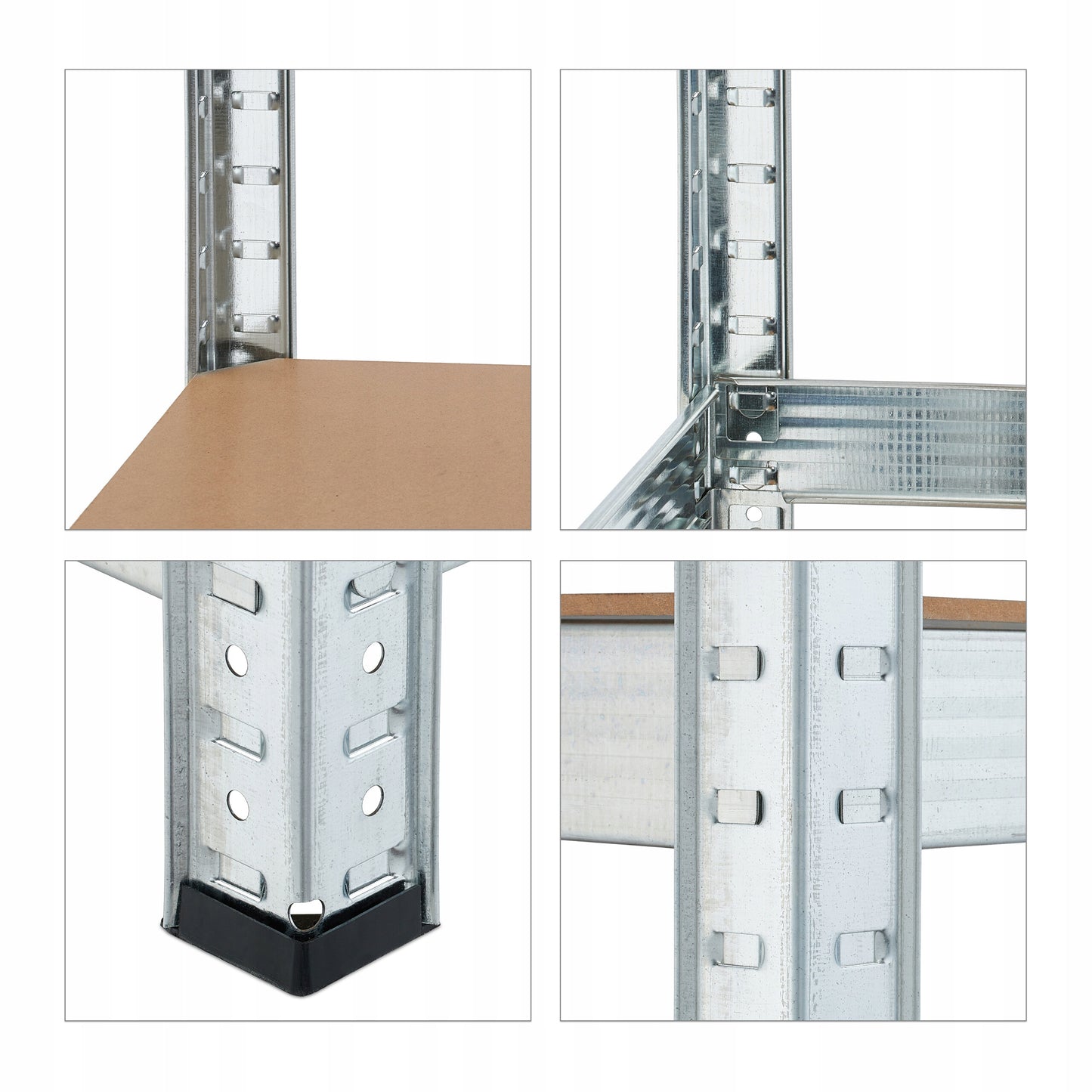 Metalinė sandėliavimo lentyna Relaxdays 180 x 60 x 30 cm, maks. 100 kg ant lentynos