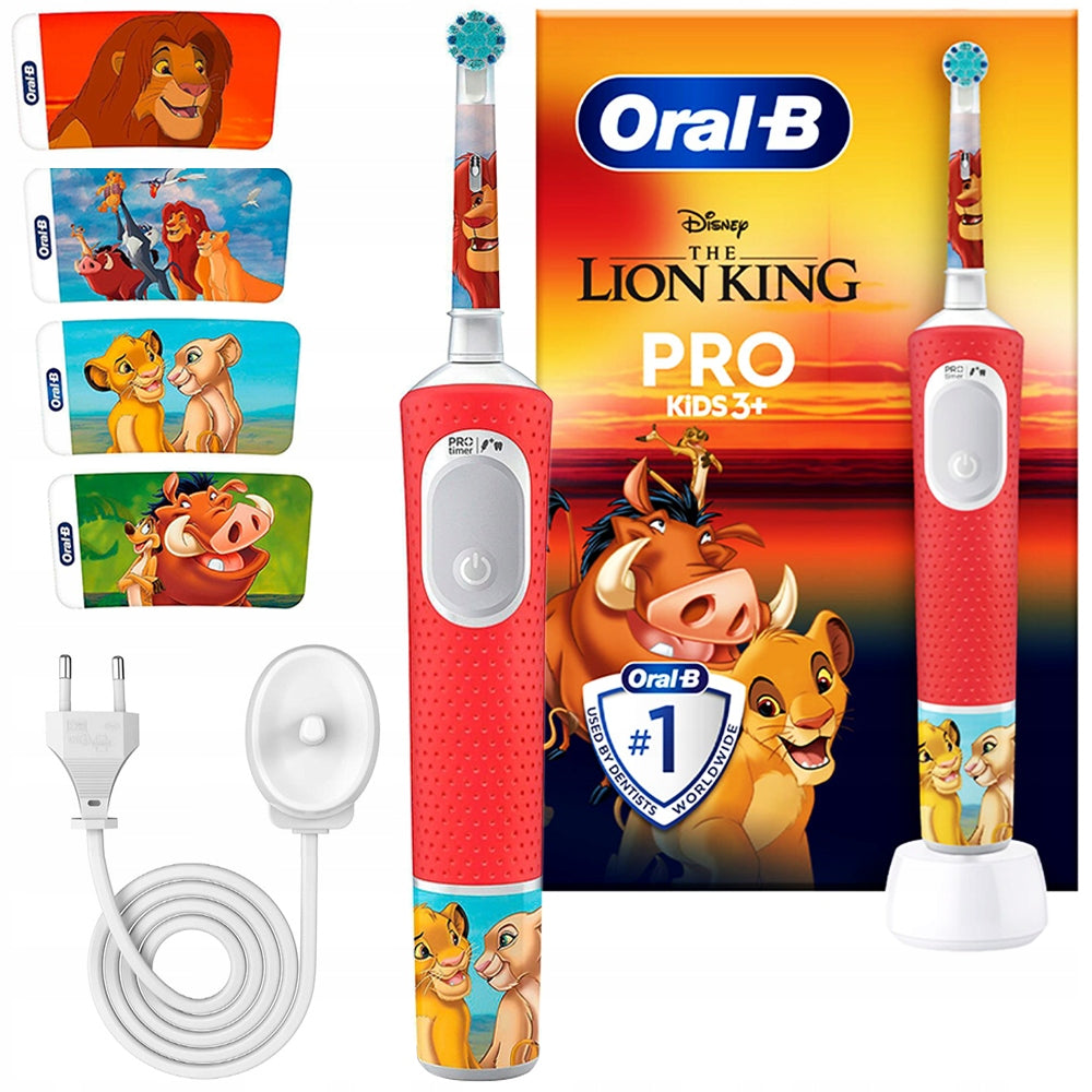 Elektrinis dantų šepetėlis vaikams ORAL-B VITALITY PRO D103 Liūtas Karalius LION