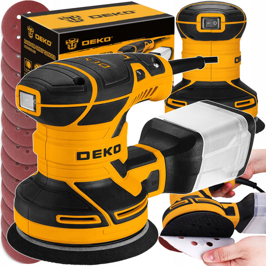 ELEKTRINIS EKSbigveeINIS ŠLIFUOKLIS 125 MM 16x ŠLIAVIMO DISKELIAI