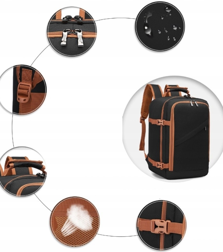 Kabinos krepšys - 40×30×20cm "Kono Expander"