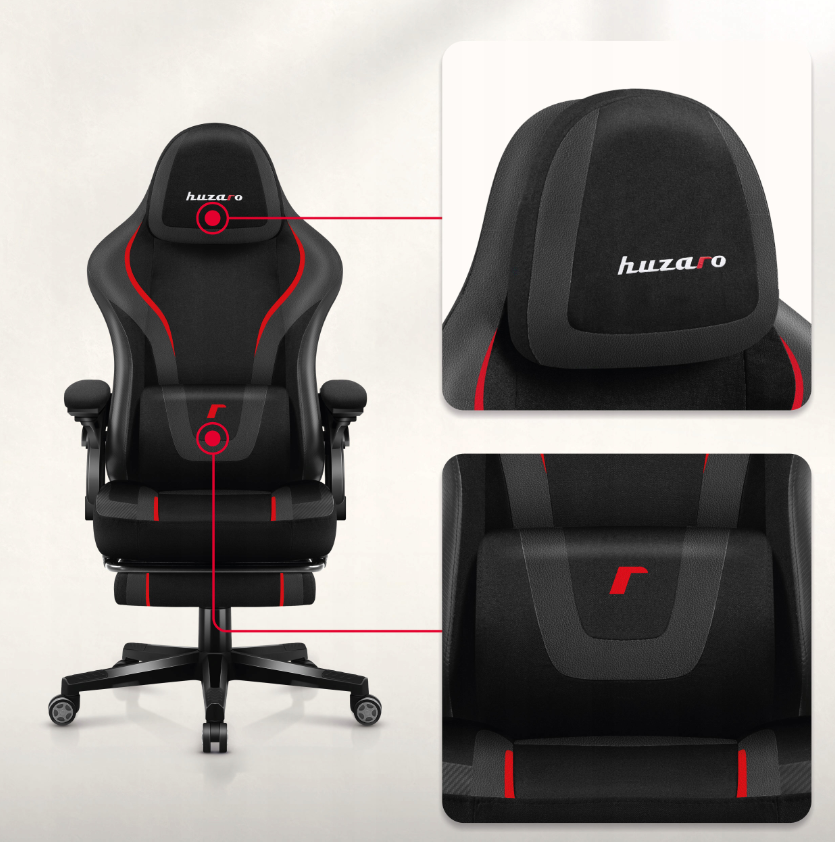 Žaidimų kėdė "Huzaro Force 4.6 Carbon"