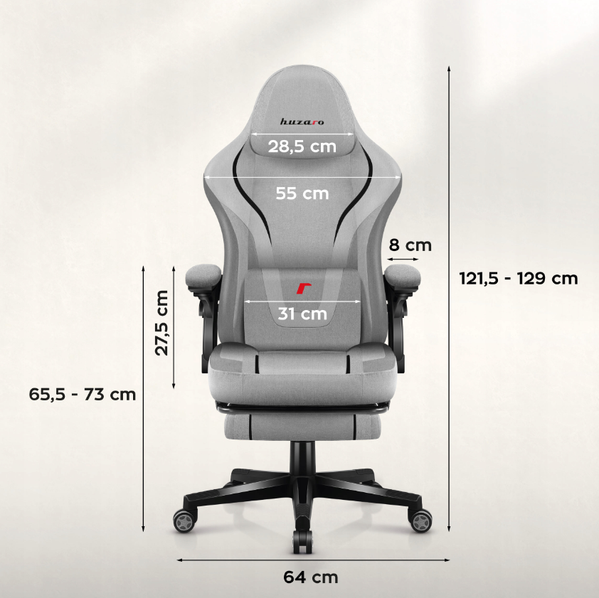 Žaidimų kėdė "Huzaro Force 4.6 Carbon"