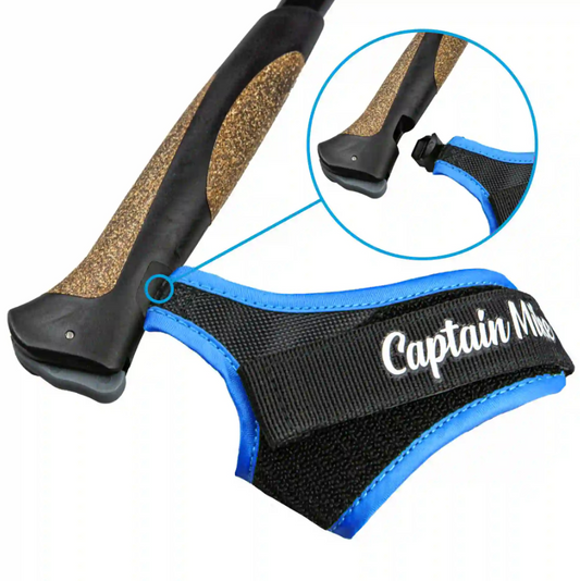 Captain Mike – lengvos Nordic Walking lazdos (100–130 cm)