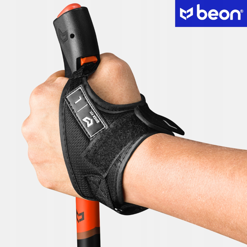 Beon NX2 – reguliuojamos ir sulankstomos Nordic Walking lazdos (61–135 cm)