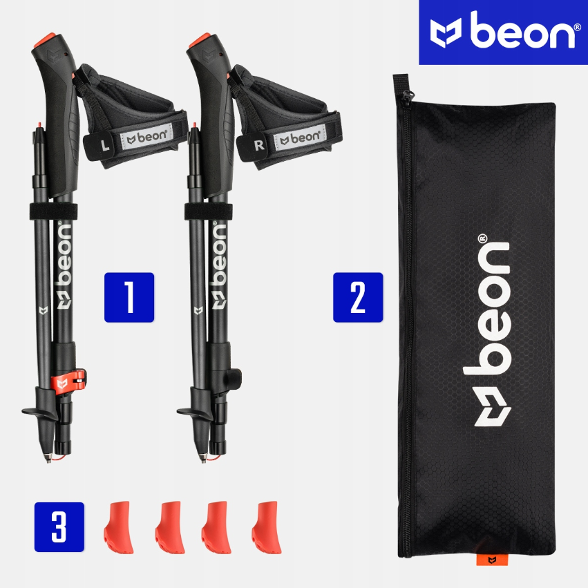 Beon FX2 – sulankstomos ir reguliuojamos lazdos žygiams