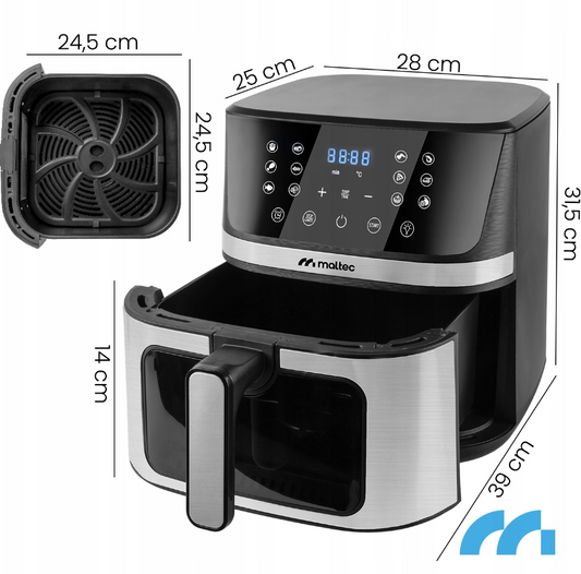 Karšto oro gruzdintuvė "Maltec"