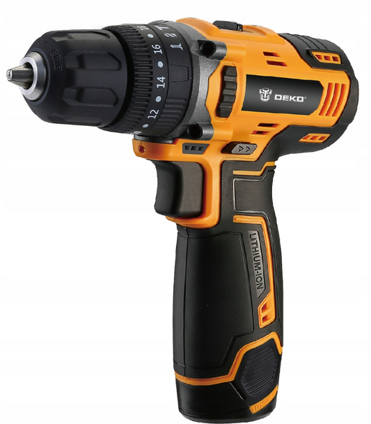 Akumuliatorinis gręžtuvas-suktukas DEKO