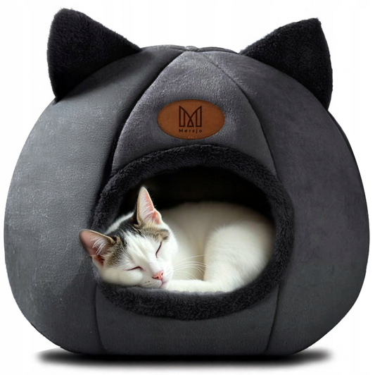 „DAISY“ pliušinis katės namelis 35 × 35cm