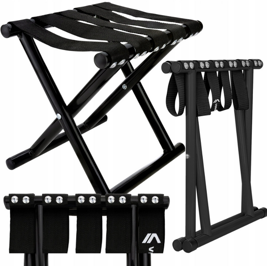 Sulankstoma turistinė kėdutė – kempingo taburetė