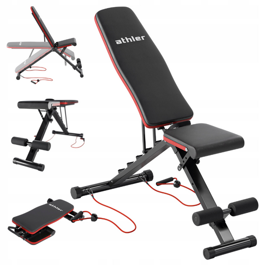 Treniruočių suolelis – universalus ir kompaktiškas Athler Gorilla 10