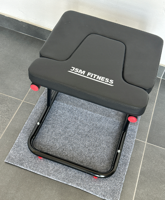 Jogos suoliukas "JSM Fitness‑021" su neslystančiu kilimėliu