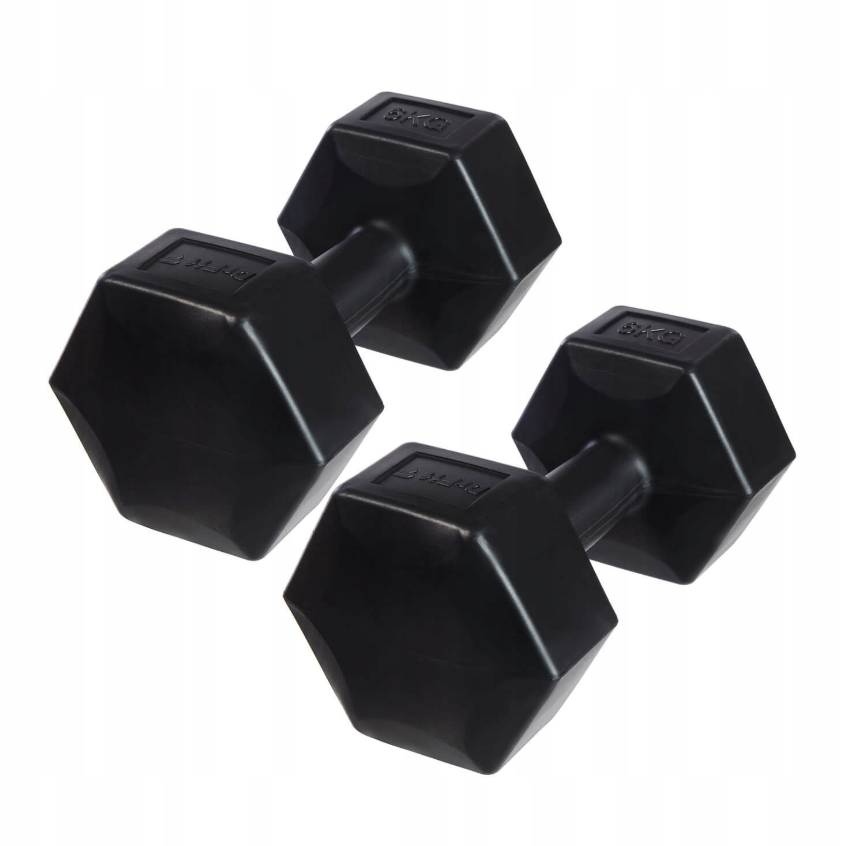DrFit juodi hanteliai 2x6kg – efektyvus sprendimas treniruotėms
